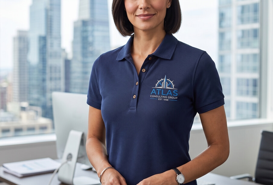 Embroidered Company polo shirt
